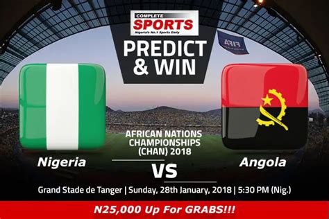 nigeria vs angola live match today